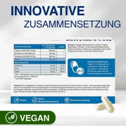 Gelencium Enzym Complex hochdosiert mit Bromelain Kapseln , 100 St> Enzyme