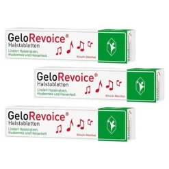 GeloRevoice Halstabletten Kirsch-Menthol bei Heiserkeit & Stimmverlust, 3x20 St
