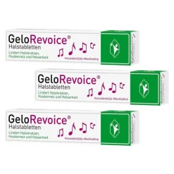 Gelorevoice Halstabletten Holunderblüte-Mentholfrei bei Heiserkeit, 3x20 St> Halsschmerztabletten