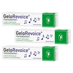 Gelorevoice Halstabletten Cassis-Menthol bei Heiserkeit & Stimmverlust, 3x20 St> Halsschmerztabletten