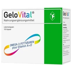 Gelovital Nahrungsergänzungsmittel Kapseln, 100 St> Omega 3 Kapseln