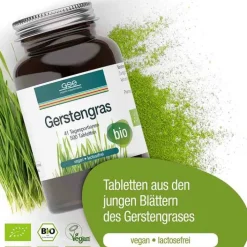GSE Gerstengras 500 mg Bio Tabletten, 500 St><noscript><img width=