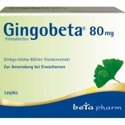 Gingobeta 80 mg Filmtabletten, 120 St> Durchblutungs Tabletten