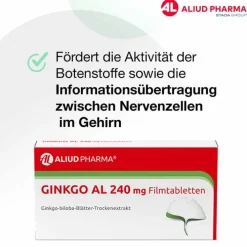 Aliud Pharma GINKGO AL 240 mg Filmtabletten, 30 St><noscript><img width=