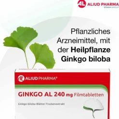 Aliud Pharma GINKGO AL 240 mg Filmtabletten, 30 St><noscript><img width=