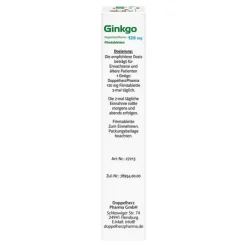 Ginkgo DoppelherzPharma 120 mg Filmtabletten, 30 St