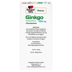 Ginkgo DoppelherzPharma 120 mg Filmtabletten, 120 St