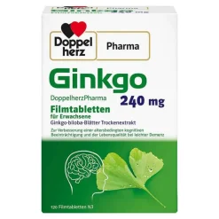 Ginkgo DoppelherzPharma 240 mg Filmtabletten, 120 St
