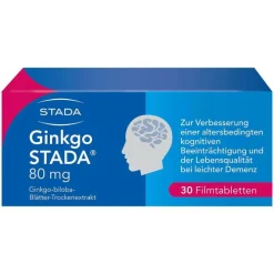 Stada Ginkgo ® 80 mg Filmtabletten, 30 St> Ginkgo