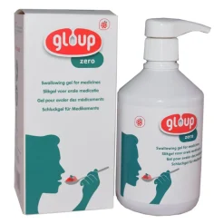 Gloup Zero Medikamenteneinnahme Gel Himbeere, 500 ml