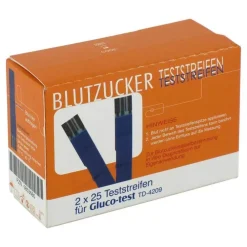 Gluco Test Blutzuckerteststr, 50 St> Blutzuckertests|Teststreifen