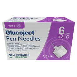 Glucoject Pen-Nadeln 31 Gx6 mm 0,25 mm, 100 St