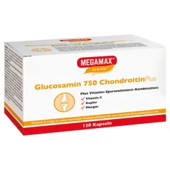 Megamax Glucosamin 750 Chondroitin Plus Kapseln, 120 St> Glucosamin-Chondroitin