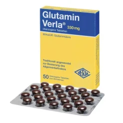 Glutamin Verla® überzogene Tabletten, 50 St