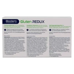 Biodami Gluten Redux Kapseln , 60 St> Vitamin D (Colecalciferol)|Vitamin A (Retinol)