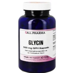 Hecht Pharma Glycin 500 mg GPH Kapseln, 180 St> Aminosäuren|Aminosäuren