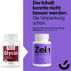 Glycin 500 mg in veg.HPMC Kapseln Zeinpharma, 120 St