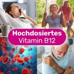 Glycowohl Vitamin B12 1000 µg hochdosiert vegan Kapseln , 120 St