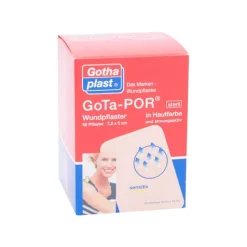 Gota -Por Wundpflaster 5x7,2 cm steril hautfarben, 50 St> Sterilpflaster