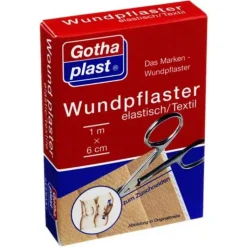 Gothaplast Wundpflaster elast 6 cm x 1 m geschnitten, 1 St