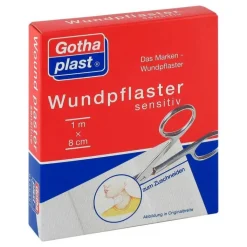 Gothaplast Wundpflaster sensitiv 8 cm x 1 m geschnitten, 1 St