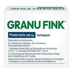 GRANU FINK Prosta forte 500 mg Hartkapseln, 140 St