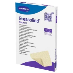 Grassolind Salbenkompressen 7,5x10 cm steril, 10 St