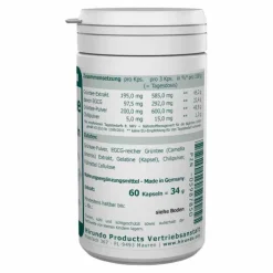 The Nutri Store Grüner Tee Extrakt Kapseln, 60 St><noscript><img width=