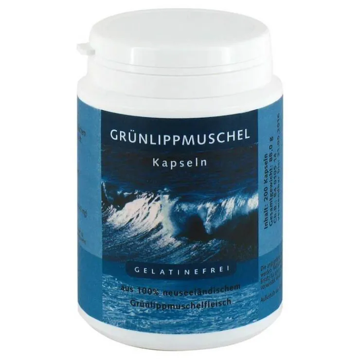 Grünlipp Muschel Kapseln, 200 St
