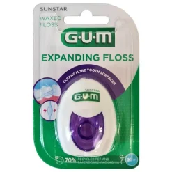 GuM Expanding Floss Flausch-Zahnseide, 30 m> Zwischenraumreinigung
