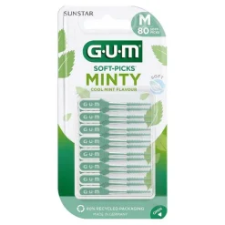 GUM Soft-Picks Minty medium, 80 St