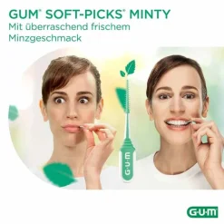 GUM Soft-Picks Minty medium, 40 St