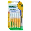 GUM Trav-Ler 1,3mm Tanne gelb Interdental + 6Kappen, 6 St
