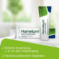 Hametum ® Hämorrhoidensalbe, 50 g><noscript><img width=