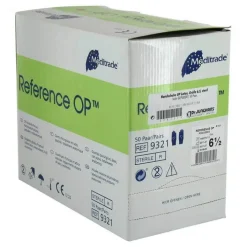 Dr. Junghans Handschuhe OP Latex Größe 6,5 s, 50X2 St> Latexhandschuhe