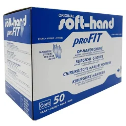 Medenta Handschuhe OP Latex steril Größe 7,5, 2 St> Latexhandschuhe