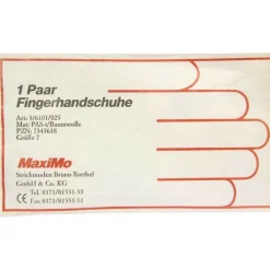 Maximo Handschuhe Pas / Baumwolle Größe, 2 St> Baumwollhandschuhe