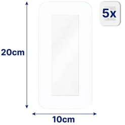 Hansaplast AQUA PROTECT 4XL Wundverband steril 10x20 cm, 5 St