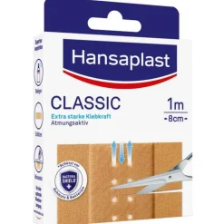 Hansaplast CLASSIC Pflaster 8 cm x 1 m, 1 St