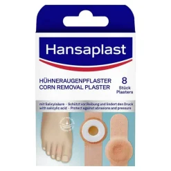 Hansaplast Hühneraugen-Pflaster, 8 St> Hühneraugenpflaster|Heftpflaster