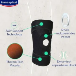 Hansaplast Knie-Bandage verstellbar, 1 St><noscript><img width=
