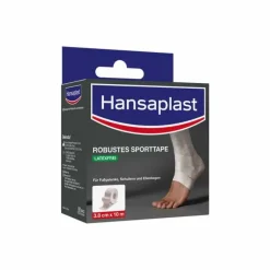 Hansaplast robustes Sporttape 3,8 cmx10 m weiß, 1 St