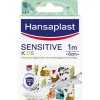 Hansaplast Sensitive Kinder Pflaster 6 cmx1 m, 1 St> Wundpflaster