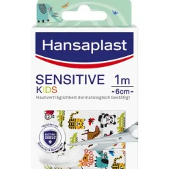 Hansaplast Sensitive Kinder Pflaster 6 cmx1 m, 1 St> Wundpflaster