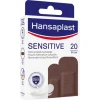 Hansaplast SENSITIVE Pflasterstrips Hautton dark, 20 St> Strips