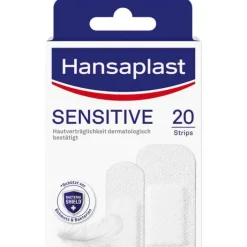 Hansaplast Sensitive Pflaster hypoallergen Strips, 20 St> Strips