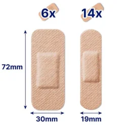 Hansaplast SENSITIVE Pflasterstrips Hautton light, 20 St