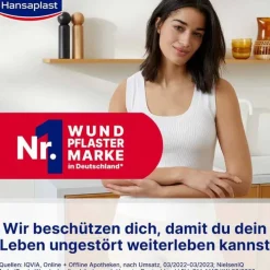 Hansaplast Universal Pflaster wasserfest 6 cmx1 m, 1 St><noscript><img width=