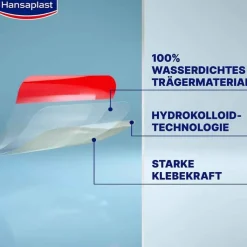 Hansaplast Zweite Haut Schutz Pflaster gross, 3 St
