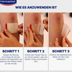Hansaplast Zweite Haut Schutz Pflaster gross, 3 St